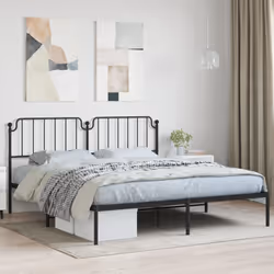 Si vous recherchez un cadre de lit robuste pour votre chambre à coucher, ce cadre de lit classique au design élégant et intem ...