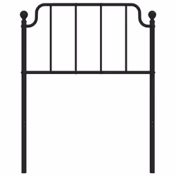 VidaXL 373914 tête de lit et pied de lit Noir