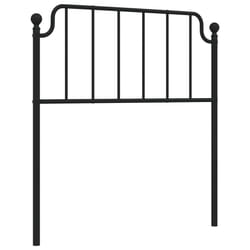 VidaXL 373915 tête de lit et pied de lit Noir