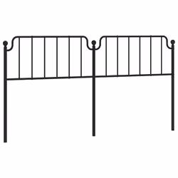 VidaXL 373924, Noir, Acier, 193 cm, 1980 mm, 102 cm, 40 mm