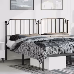 VidaXL 373924 tête de lit et pied de lit Noir