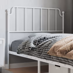 VidaXL 373966 tête de lit et pied de lit Blanc