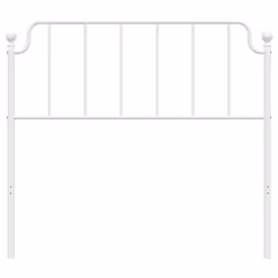 VidaXL 373966 tête de lit et pied de lit Blanc