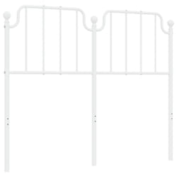 VidaXL 373967 tête de lit et pied de lit Blanc