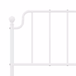 VidaXL 373970 tête de lit et pied de lit Blanc - Vue supplémentaire 5