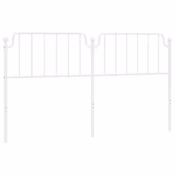 VidaXL 373972, Blanc, Acier, 180 cm, 1870 mm, 102 cm, 40 mm