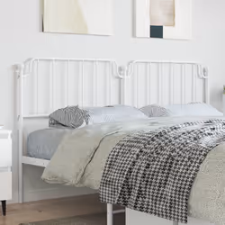 VidaXL 373972 tête de lit et pied de lit Blanc