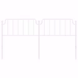 VidaXL 373972 tête de lit et pied de lit Blanc