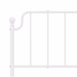 VidaXL 373972 tête de lit et pied de lit Blanc - Vue supplémentaire 5
