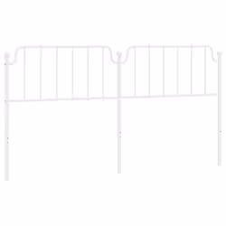 VidaXL 373973, Blanc, Acier, 193 cm, 1980 mm, 102 cm, 40 mm