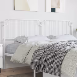 VidaXL 373974 tête de lit et pied de lit Blanc