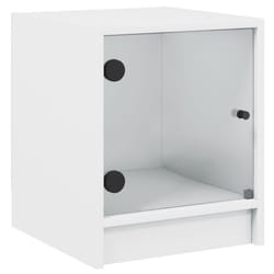VidaXL 836343 Table de nuit et table de chevet Blanc