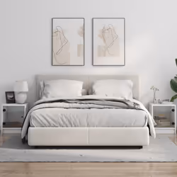 VidaXL 836344 Table de nuit et table de chevet Blanc