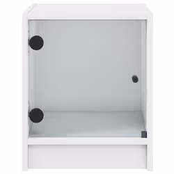 VidaXL 836344 Table de nuit et table de chevet Blanc - Vue supplémentaire 7