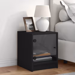 VidaXL 836345 Table de nuit et table de chevet Noir