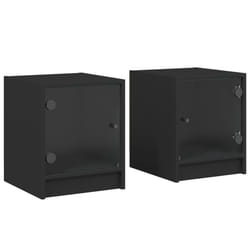 VidaXL 836346 Table de nuit et table de chevet Noir