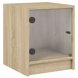 VidaXL 836348 Table de nuit et table de chevet Chêne - Vue supplémentaire 6