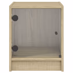 VidaXL 836348 Table de nuit et table de chevet Chêne - Vue supplémentaire 7
