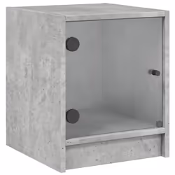 VidaXL 836350, Couleur du béton, Verre, Bois, 60 kg, 350 mm, 370 mm, 420 mm