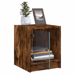 VidaXL 836352 Table de nuit et table de chevet Chêne - Vue supplémentaire 5