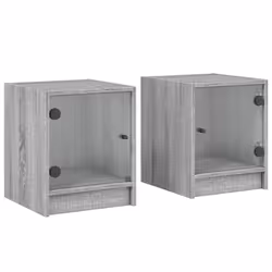 VidaXL 836354, Chêne, Verre, Bois, 60 kg, 350 mm, 370 mm, 420 mm