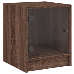 VidaXL 836356, Chêne, Verre, Bois, 60 kg, 350 mm, 370 mm, 420 mm