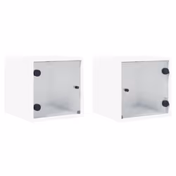 VidaXL 836463, Blanc, Verre, Bois, 60 kg, 350 mm, 370 mm, 350 mm