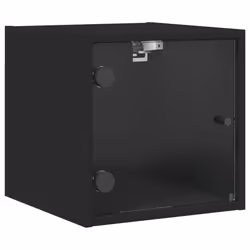 VidaXL 836464, Noir, Verre, Bois, 60 kg, 350 mm, 370 mm, 350 mm