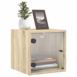 VidaXL 836467 Table de nuit et table de chevet Chêne - Vue supplémentaire 4