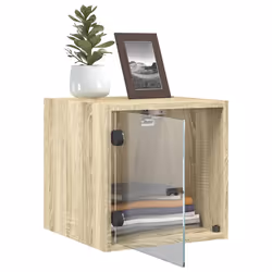 VidaXL 836467 Table de nuit et table de chevet Chêne - Vue supplémentaire 5