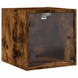 VidaXL 836471, Chêne, Verre, Bois, 60 kg, 350 mm, 370 mm, 350 mm