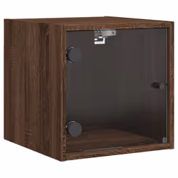 VidaXL 836475, Chêne, Verre, Bois, 60 kg, 350 mm, 370 mm, 350 mm