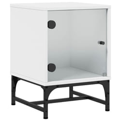 VidaXL 836518 Table de nuit et table de chevet Blanc