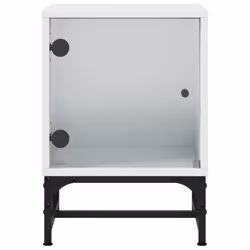 VidaXL 836519 Table de nuit et table de chevet Blanc - Vue supplémentaire 7