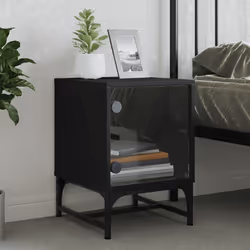 VidaXL 836520 Table de nuit et table de chevet Noir
