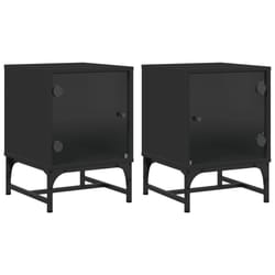 VidaXL 836521 Table de nuit et table de chevet Noir