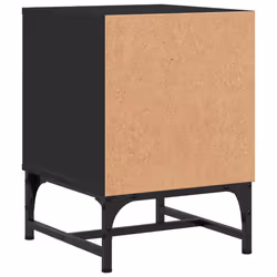 VidaXL 836521 Table de nuit et table de chevet Noir - Vue supplémentaire 8