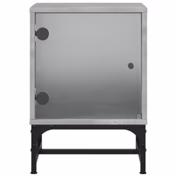VidaXL 836525 Table de nuit et table de chevet Couleur du béton - Vue supplémentaire 6