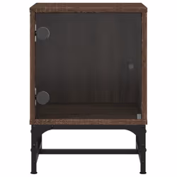 VidaXL 836531 Table de nuit et table de chevet Chêne - Vue supplémentaire 5