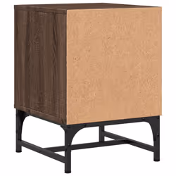 VidaXL 836531 Table de nuit et table de chevet Chêne - Vue supplémentaire 7