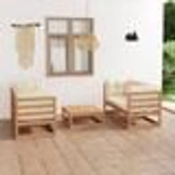 vidaXL Table de chevet FLORO gris 45x39x57 cm bois de pin massif