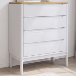 Cette commode classique, au look intemporel, est conçu pour être un excellent supplément à votre maison. Bois de pin massif : ...