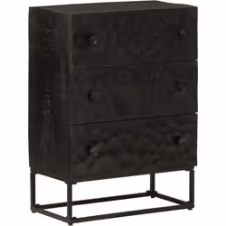 Cette commode en bois, au look intemporel, est conçue pour être un excellent supplément à votre maison. Bois de manguier mass ...