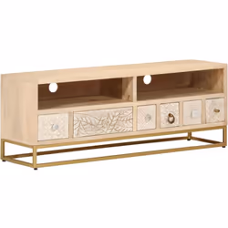 Ce meuble de télévision robuste est certainement conçu pour être un point de mire de votre pièce avec un design tendance mais ...