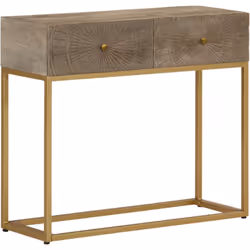 Cette table console en bois sera un supplément pratique et décoratif à votre décoration intérieure. Bois de manguier massif : ...