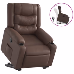 VidaXL 3206553, Simili-cuir, Marron, mousse, 110 kg, 770 mm, 930 mm