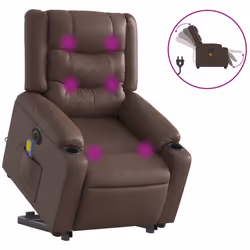 VidaXL 3206561, Simili-cuir, Marron, mousse, 110 kg, 770 mm, 930 mm