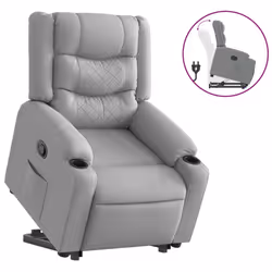 VidaXL 3206573, Tissu, Gris, mousse, 110 kg, 770 mm, 930 mm