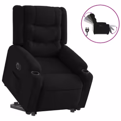 VidaXL 3206575, Tissu, Noir, mousse, 110 kg, 770 mm, 930 mm