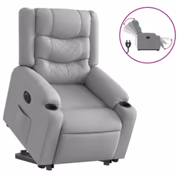 VidaXL 3206579, Tissu, Gris, mousse, 110 kg, 770 mm, 930 mm